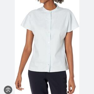 Theory Women’s Blue Dolman Button Up Shirt